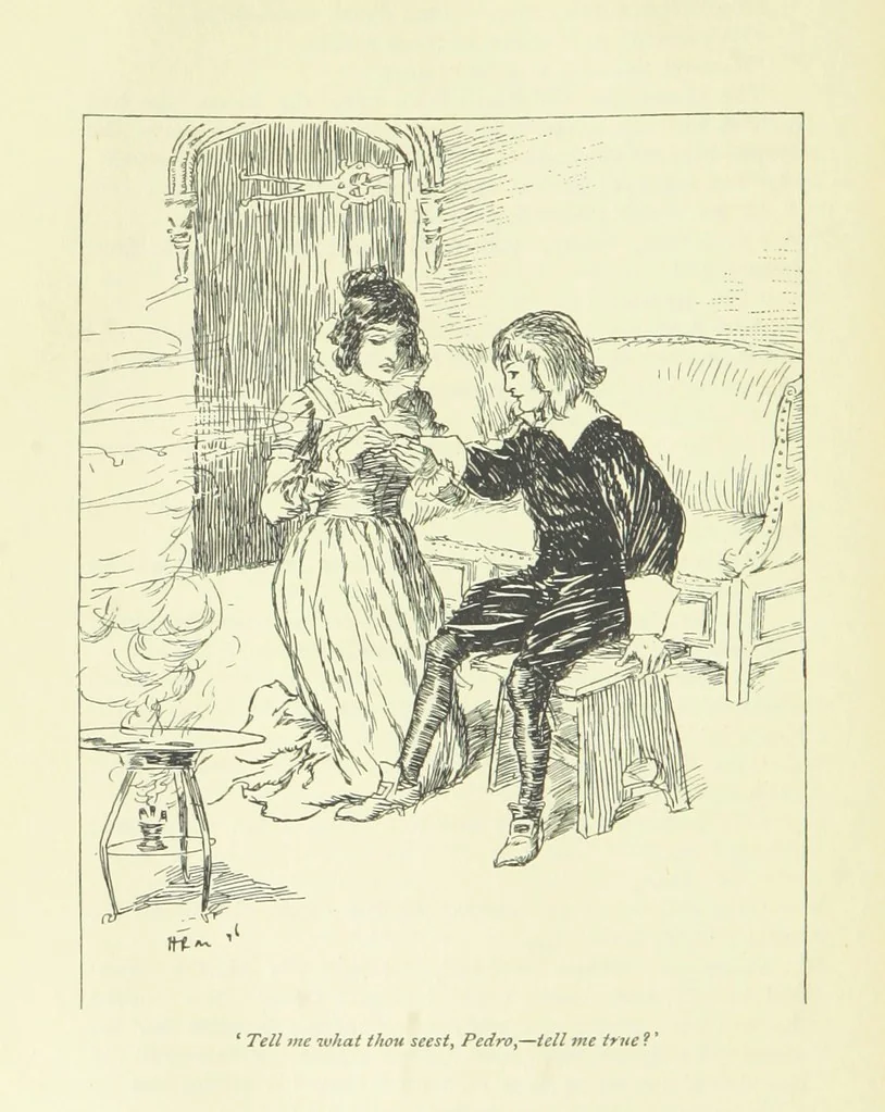 An illustration from The Phantom Ship ... Illustrated by H. R. Millar. With an introduction by D. Hannay, 1896, leaf 342