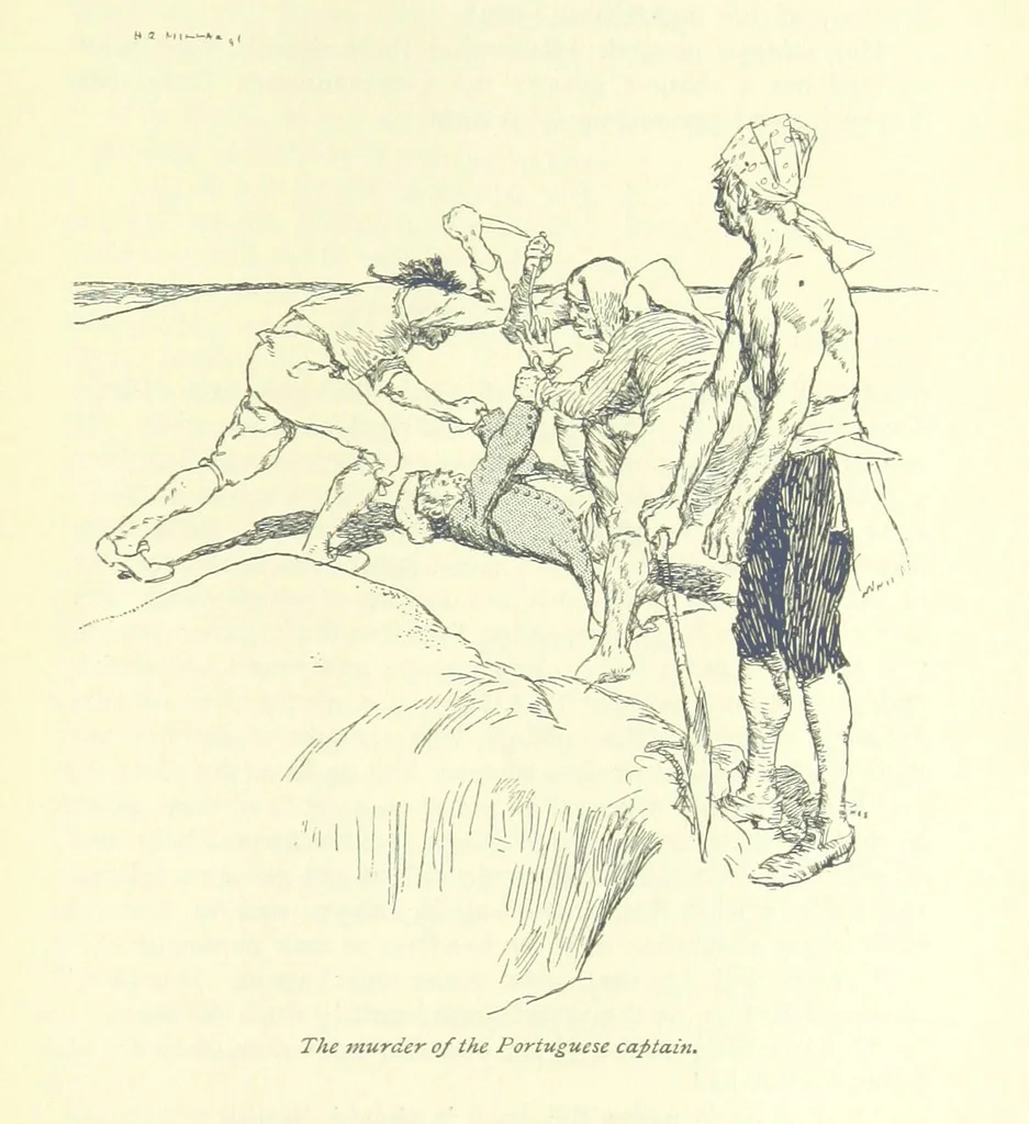 An illustration from The Phantom Ship ... Illustrated by H. R. Millar. With an introduction by D. Hannay, 1896, leaf 361