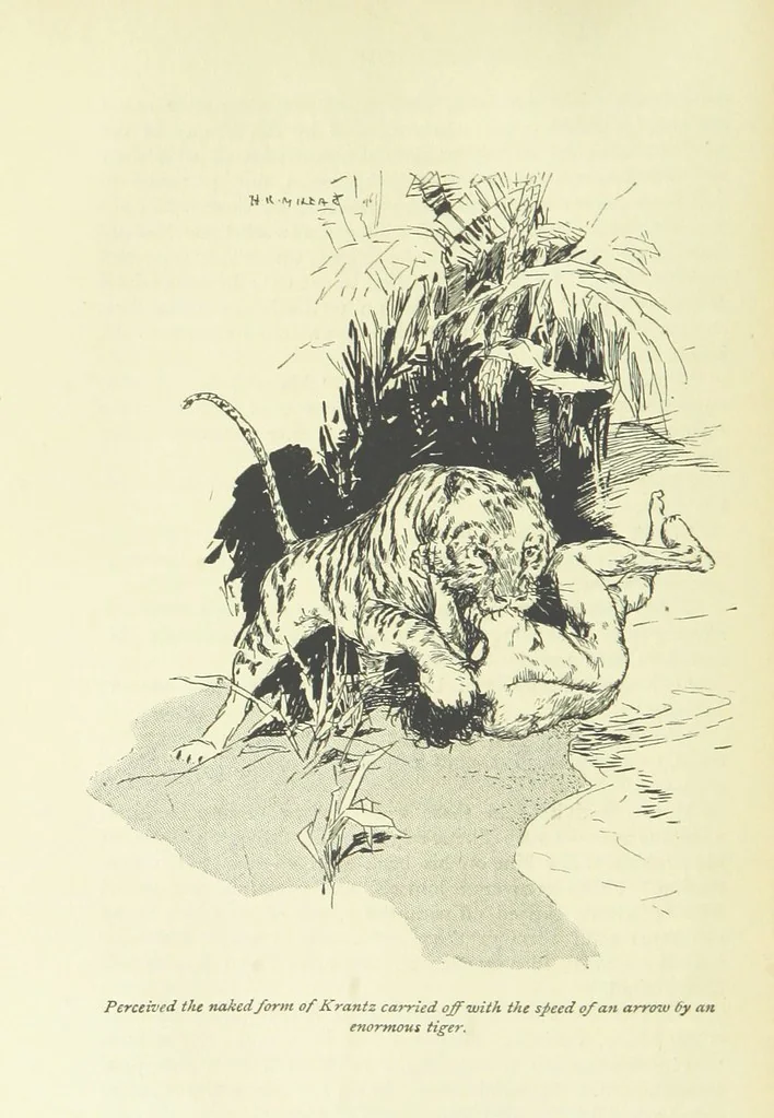 An illustration from The Phantom Ship ... Illustrated by H. R. Millar. With an introduction by D. Hannay, 1896, leaf 388