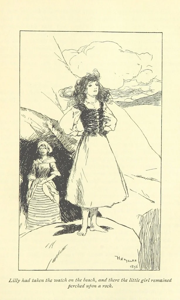 An illustration from Snarleyyow ... Illustrated by H. R. Millar. With an introduction by David Hannay, 1897, leaf 141