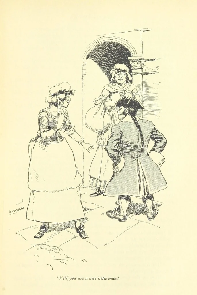 An illustration from Snarleyyow ... Illustrated by H. R. Millar. With an introduction by David Hannay, 1897, leaf 241