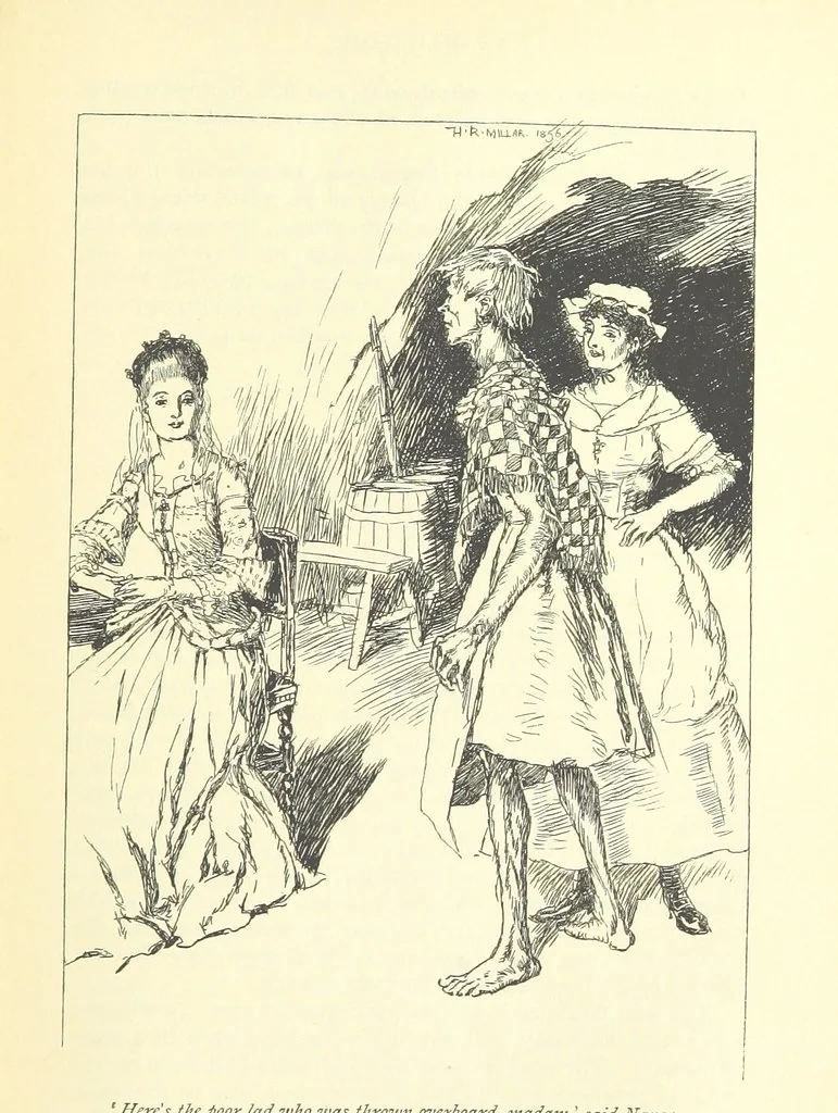 An illustration from Snarleyyow ... Illustrated by H. R. Millar. With an introduction by David Hannay, 1897, leaf 359