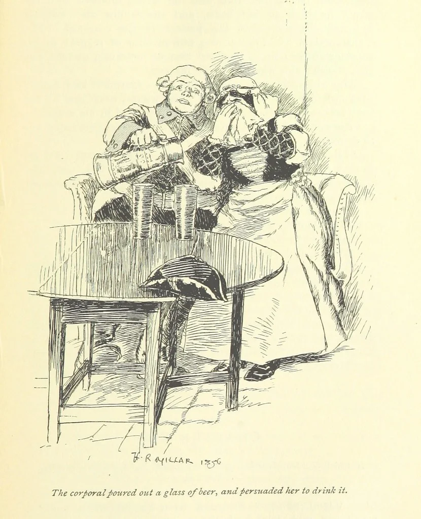 An illustration from Snarleyyow ... Illustrated by H. R. Millar. With an introduction by David Hannay, 1897, leaf 367