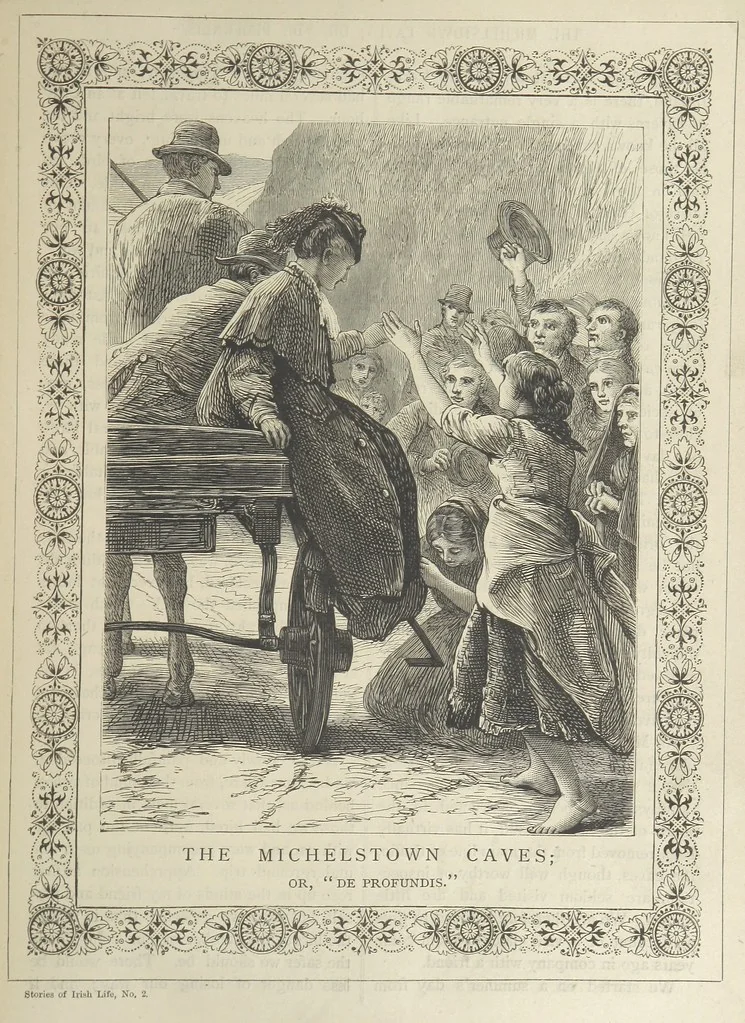 An illustration from Stories of Irish Life ... With illustrations, etc, 1878, leaf 29