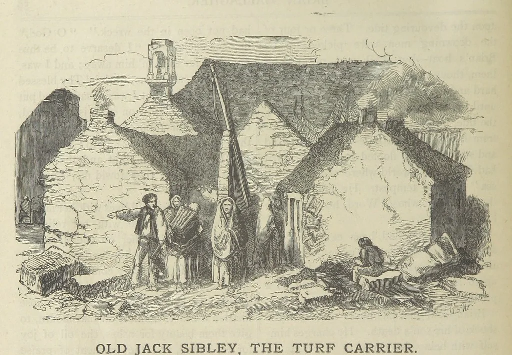 An illustration from Stories of Irish Life ... With illustrations, etc, 1878, leaf 72