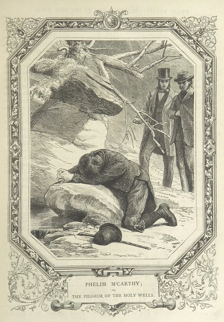 An illustration from Stories of Irish Life ... With illustrations, etc, 1878, leaf 93