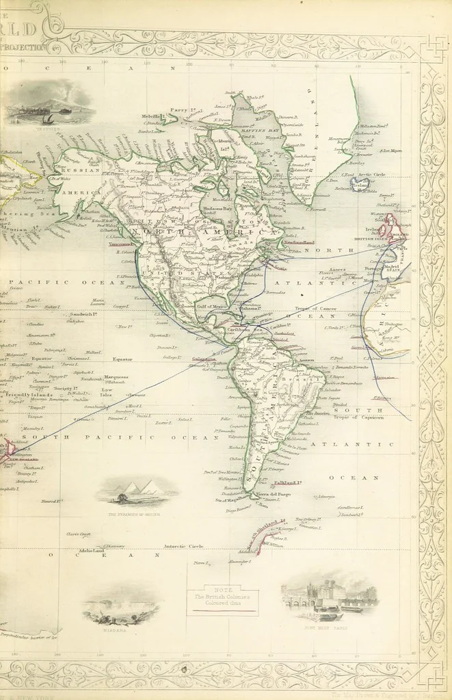 An illustration from The British Colonies; their history, extent, condition, and resources, 1851, leaf 53
