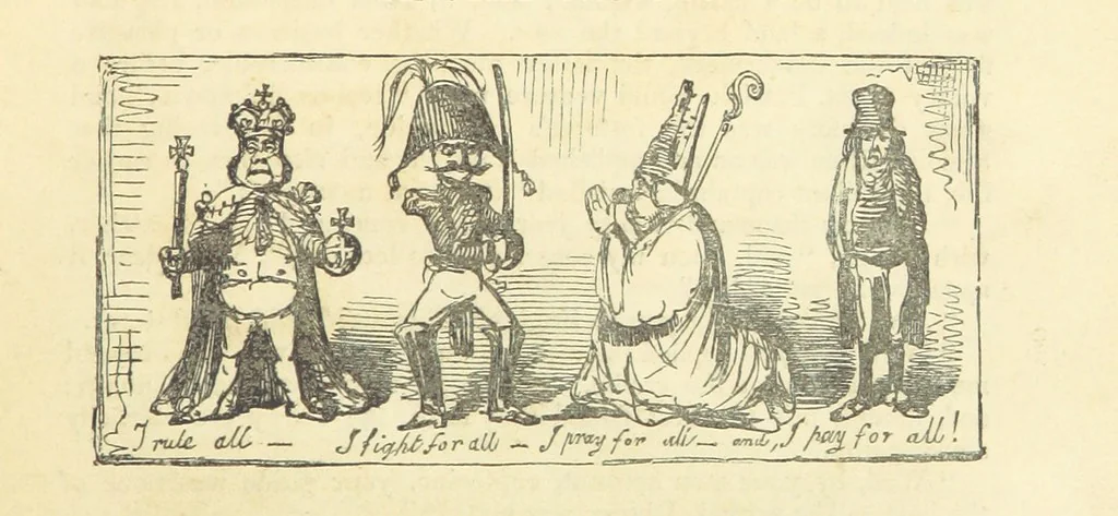 An illustration from The Fortunes of Hector O'Halloran and his Man Mark Anthony O'Toole ... With illustrations by J. Leech, 1853, leaf 171