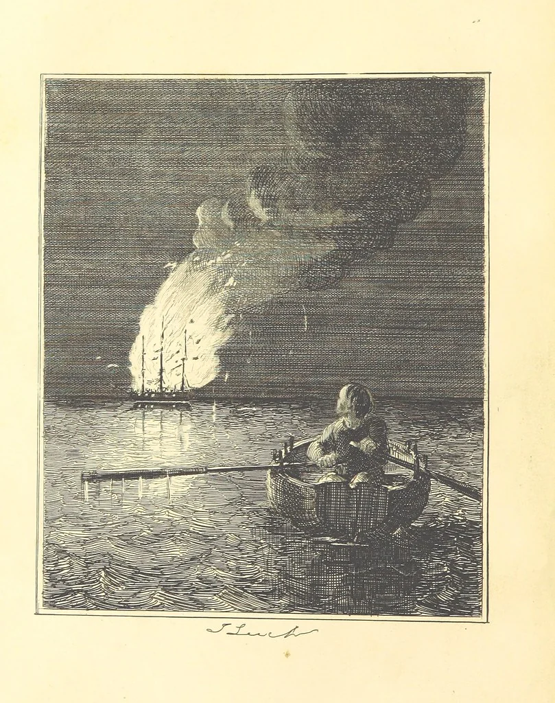 An illustration from The Fortunes of Hector O'Halloran and his Man Mark Anthony O'Toole ... With illustrations by J. Leech, 1853, leaf 270
