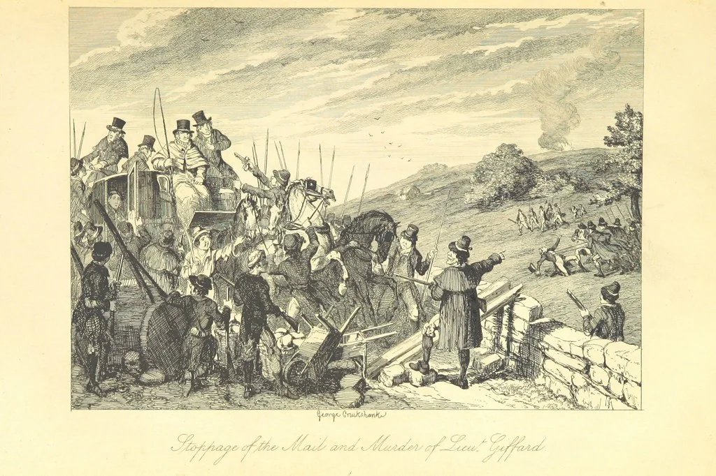 An illustration from History of the Irish Rebellion in 1798; with memoirs of the Union, and Emmett's insurrection in 1803, 1845, leaf 95
