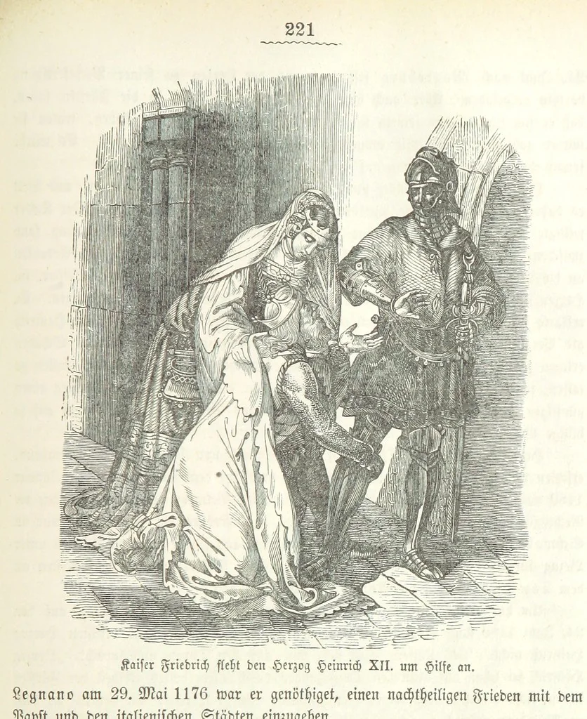An illustration from Geschichte Bayerns. Unter Zugrundelegung von Lorenz von Westenrieders bayerischer Geschichte neu bearbeitet, dem Volke erzählt, und mit Beigaben aus der bayerischen Culturgeschichte und Sage versehen. ... Mit vielen Holzschnittbildern, 1874, leaf 243
