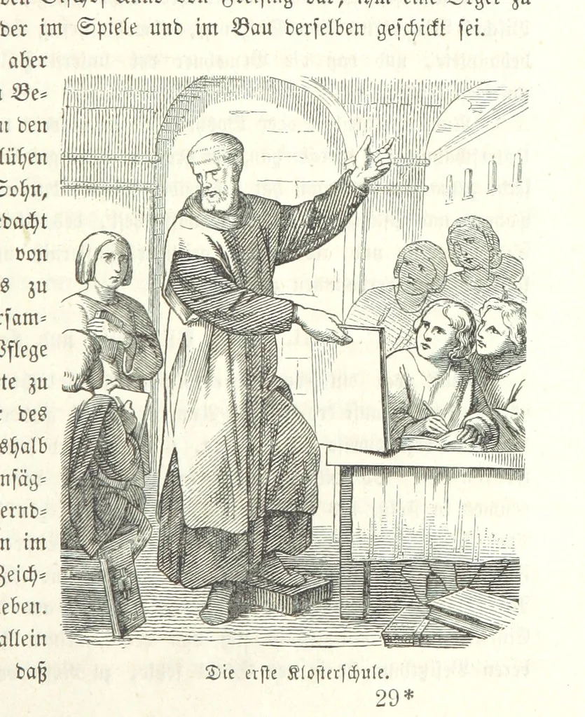 An illustration from Geschichte Bayerns. Unter Zugrundelegung von Lorenz von Westenrieders bayerischer Geschichte neu bearbeitet, dem Volke erzählt, und mit Beigaben aus der bayerischen Culturgeschichte und Sage versehen. ... Mit vielen Holzschnittbildern, 1874, leaf 249