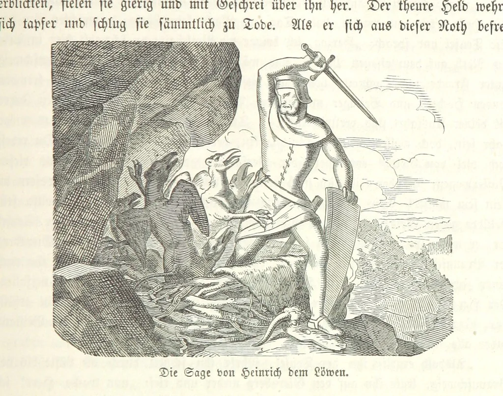 An illustration from Geschichte Bayerns. Unter Zugrundelegung von Lorenz von Westenrieders bayerischer Geschichte neu bearbeitet, dem Volke erzählt, und mit Beigaben aus der bayerischen Culturgeschichte und Sage versehen. ... Mit vielen Holzschnittbildern, 1874, leaf 279