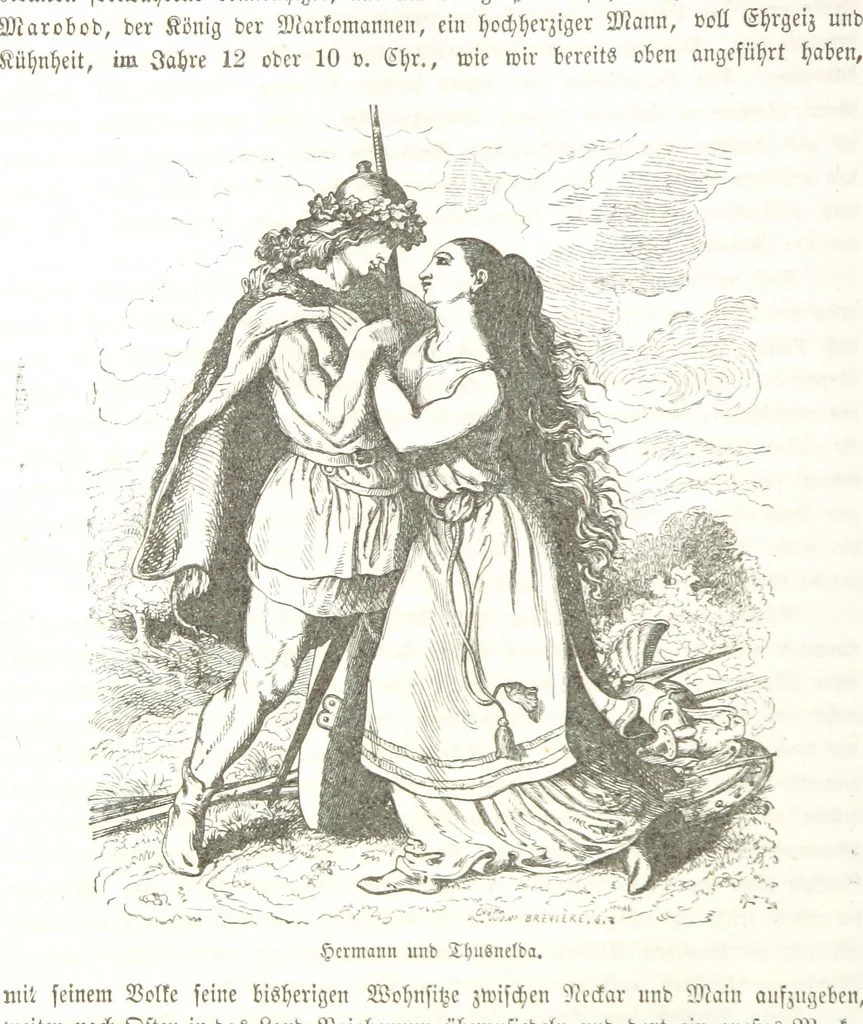 An illustration from Geschichte Bayerns. Unter Zugrundelegung von Lorenz von Westenrieders bayerischer Geschichte neu bearbeitet, dem Volke erzählt, und mit Beigaben aus der bayerischen Culturgeschichte und Sage versehen. ... Mit vielen Holzschnittbildern, 1874, leaf 34