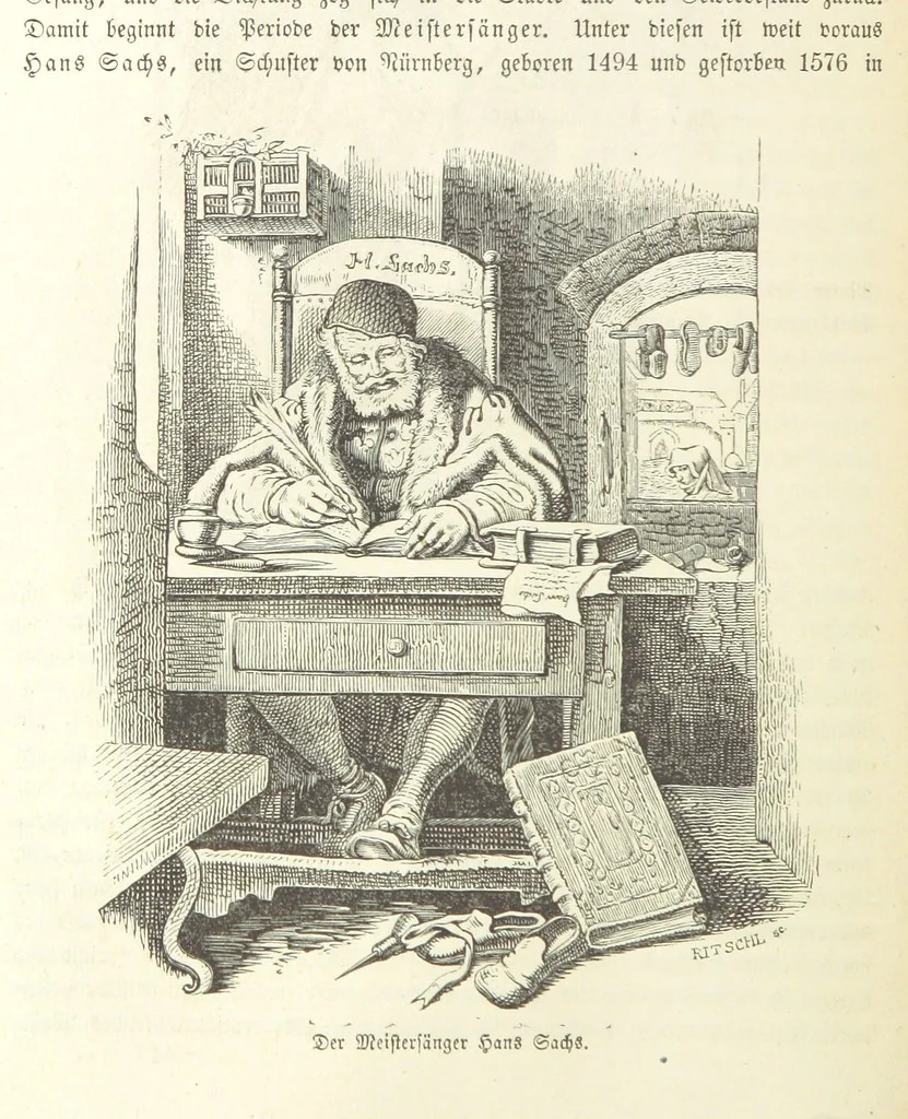An illustration from Geschichte Bayerns. Unter Zugrundelegung von Lorenz von Westenrieders bayerischer Geschichte neu bearbeitet, dem Volke erzählt, und mit Beigaben aus der bayerischen Culturgeschichte und Sage versehen. ... Mit vielen Holzschnittbildern, 1874, leaf 370