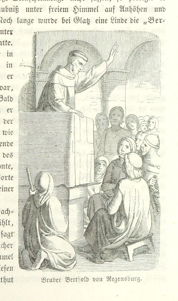 An illustration from Geschichte Bayerns. Unter Zugrundelegung von Lorenz von Westenrieders bayerischer Geschichte neu bearbeitet, dem Volke erzählt, und mit Beigaben aus der bayerischen Culturgeschichte und Sage versehen. ... Mit vielen Holzschnittbildern, 1874, leaf 379