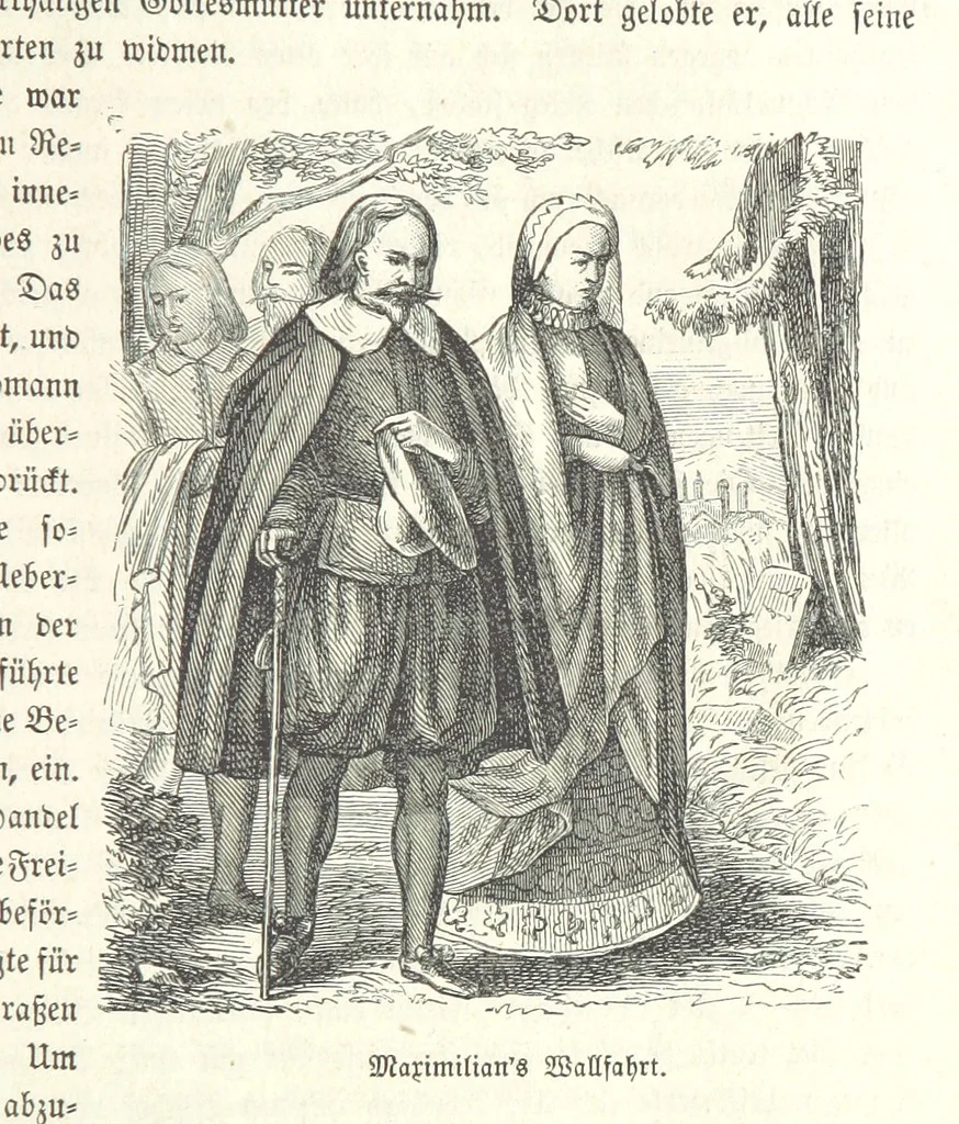 An illustration from Geschichte Bayerns. Unter Zugrundelegung von Lorenz von Westenrieders bayerischer Geschichte neu bearbeitet, dem Volke erzählt, und mit Beigaben aus der bayerischen Culturgeschichte und Sage versehen. ... Mit vielen Holzschnittbildern, 1874, leaf 541