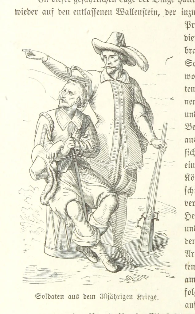 An illustration from Geschichte Bayerns. Unter Zugrundelegung von Lorenz von Westenrieders bayerischer Geschichte neu bearbeitet, dem Volke erzählt, und mit Beigaben aus der bayerischen Culturgeschichte und Sage versehen. ... Mit vielen Holzschnittbildern, 1874, leaf 548