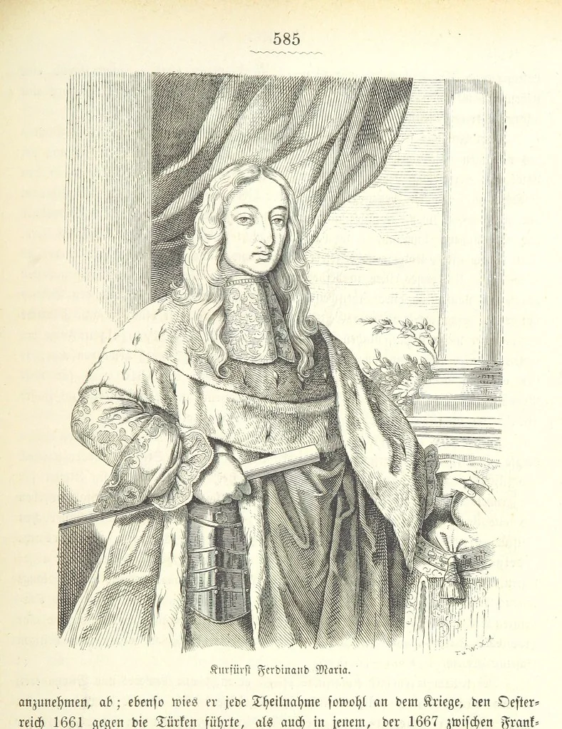 An illustration from Geschichte Bayerns. Unter Zugrundelegung von Lorenz von Westenrieders bayerischer Geschichte neu bearbeitet, dem Volke erzählt, und mit Beigaben aus der bayerischen Culturgeschichte und Sage versehen. ... Mit vielen Holzschnittbildern, 1874, leaf 607