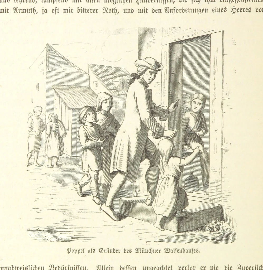 An illustration from Geschichte Bayerns. Unter Zugrundelegung von Lorenz von Westenrieders bayerischer Geschichte neu bearbeitet, dem Volke erzählt, und mit Beigaben aus der bayerischen Culturgeschichte und Sage versehen. ... Mit vielen Holzschnittbildern, 1874, leaf 654
