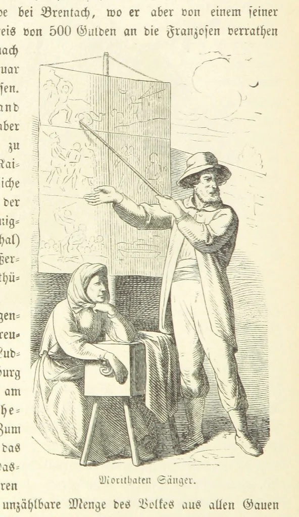 An illustration from Geschichte Bayerns. Unter Zugrundelegung von Lorenz von Westenrieders bayerischer Geschichte neu bearbeitet, dem Volke erzählt, und mit Beigaben aus der bayerischen Culturgeschichte und Sage versehen. ... Mit vielen Holzschnittbildern, 1874, leaf 664