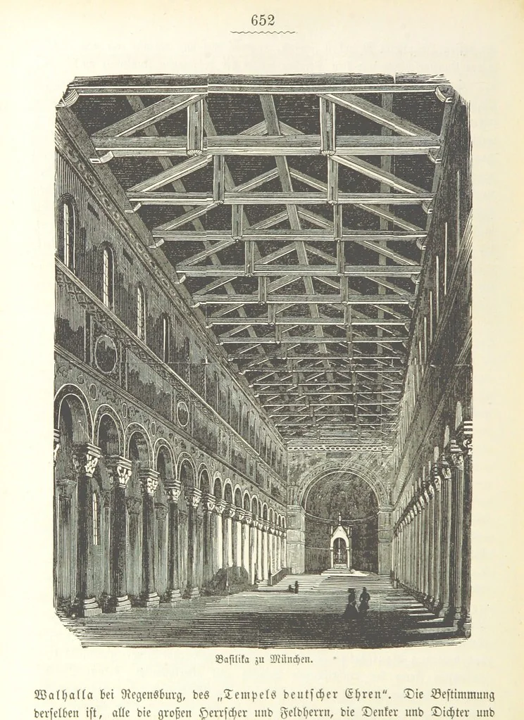 An illustration from Geschichte Bayerns. Unter Zugrundelegung von Lorenz von Westenrieders bayerischer Geschichte neu bearbeitet, dem Volke erzählt, und mit Beigaben aus der bayerischen Culturgeschichte und Sage versehen. ... Mit vielen Holzschnittbildern, 1874, leaf 674