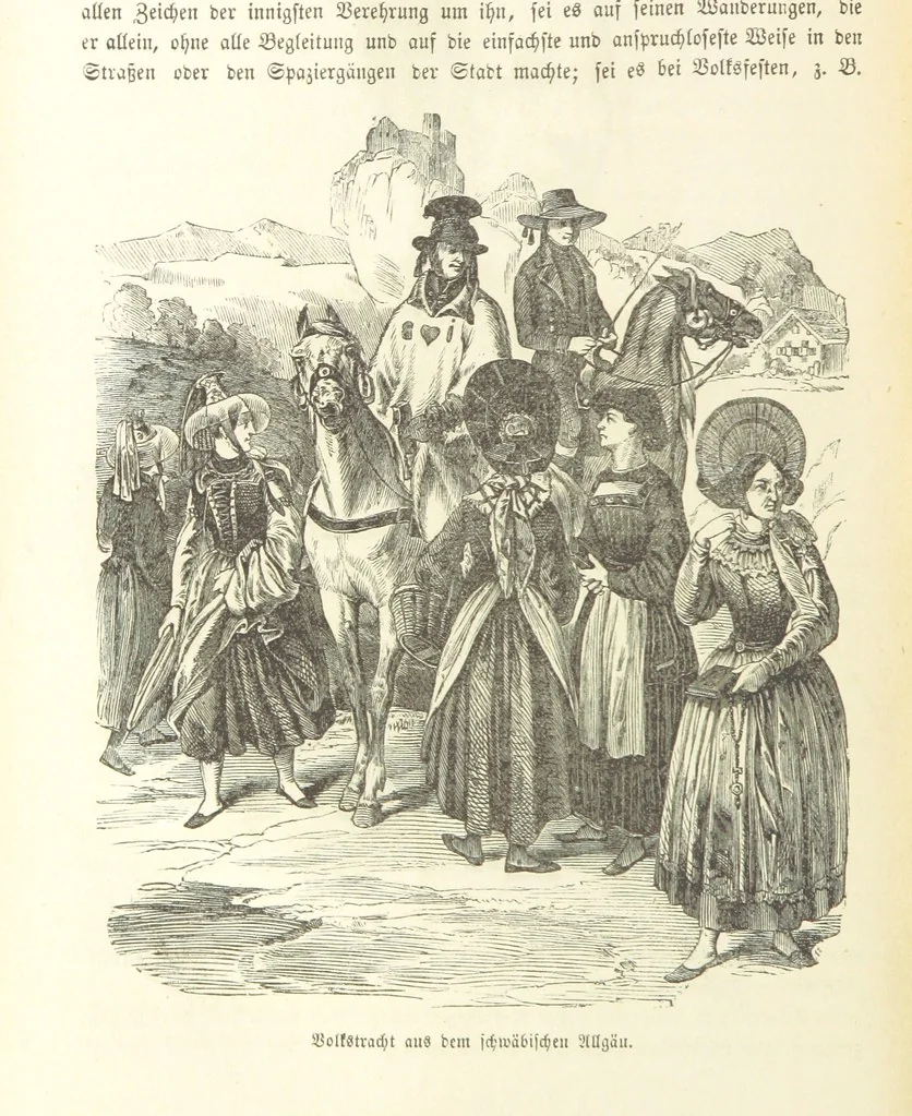 An illustration from Geschichte Bayerns. Unter Zugrundelegung von Lorenz von Westenrieders bayerischer Geschichte neu bearbeitet, dem Volke erzählt, und mit Beigaben aus der bayerischen Culturgeschichte und Sage versehen. ... Mit vielen Holzschnittbildern, 1874, leaf 682
