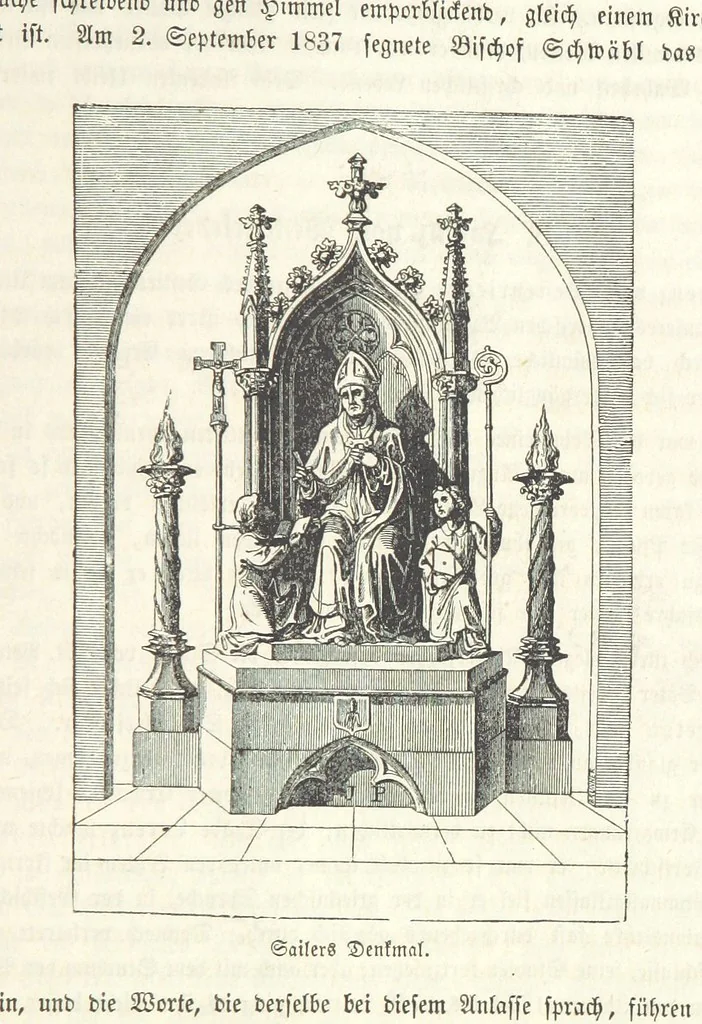 An illustration from Geschichte Bayerns. Unter Zugrundelegung von Lorenz von Westenrieders bayerischer Geschichte neu bearbeitet, dem Volke erzählt, und mit Beigaben aus der bayerischen Culturgeschichte und Sage versehen. ... Mit vielen Holzschnittbildern, 1874, leaf 725