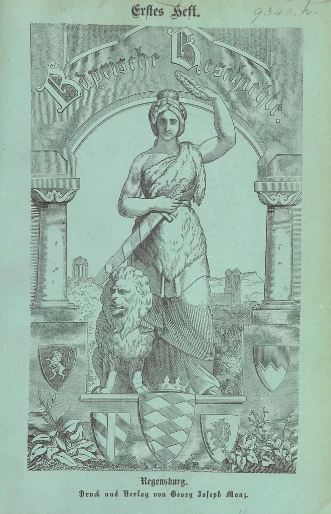 An illustration from Geschichte Bayerns. Unter Zugrundelegung von Lorenz von Westenrieders bayerischer Geschichte neu bearbeitet, dem Volke erzählt, und mit Beigaben aus der bayerischen Culturgeschichte und Sage versehen. ... Mit vielen Holzschnittbildern, 1874, leaf 803