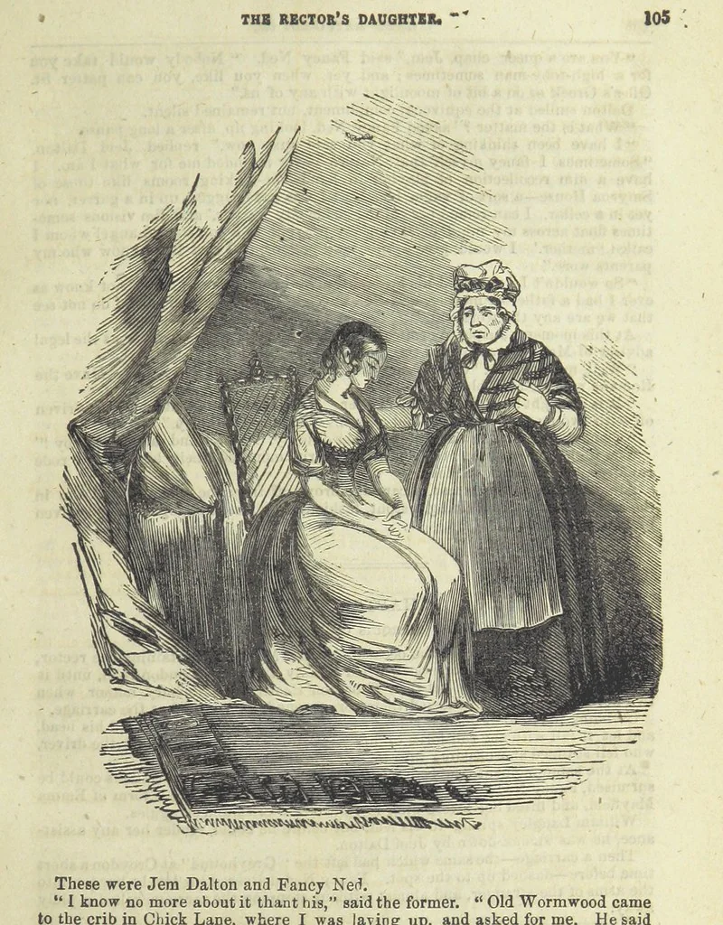 An illustration from Emma Mayfield; or, the Rector's Daughter. By an author of celebrity [T. Frost, 1857, leaf 117