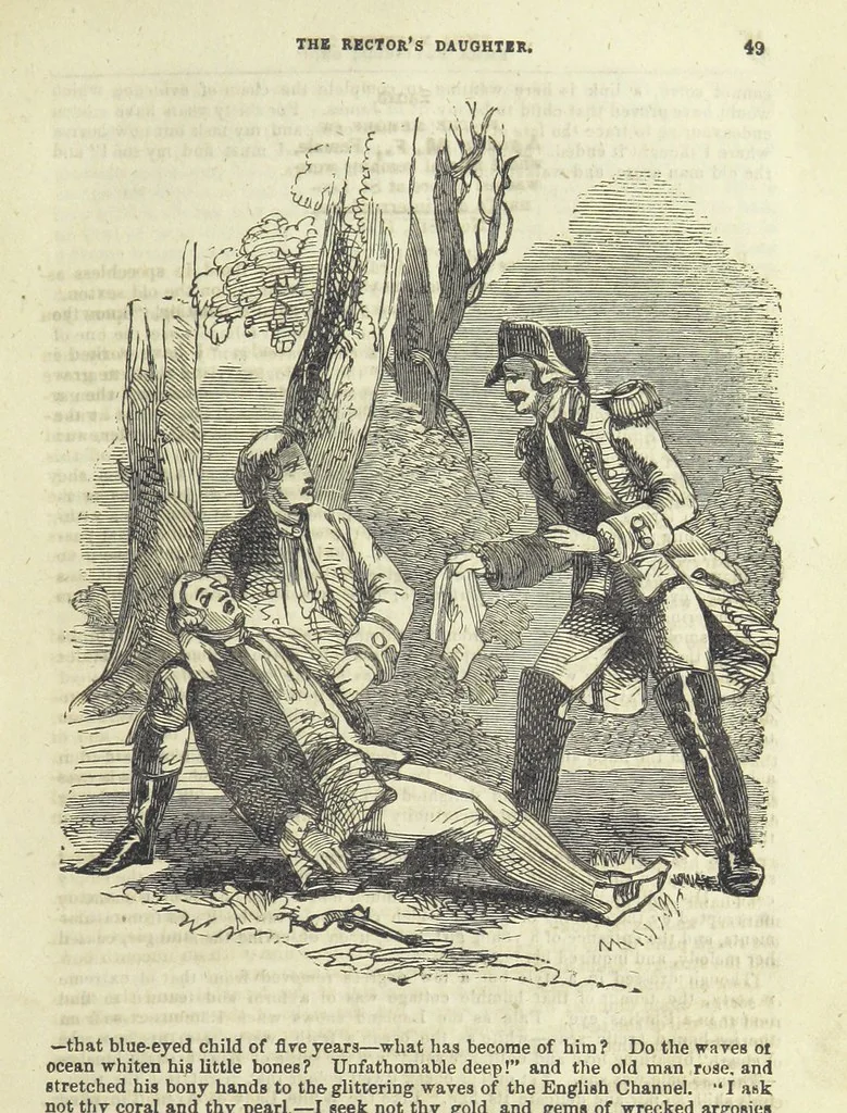 An illustration from Emma Mayfield; or, the Rector's Daughter. By an author of celebrity [T. Frost, 1857, leaf 61