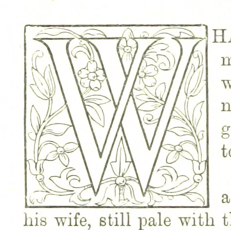 An illustration from Camilla's Girlhood. [A novel, 1885, leaf 106