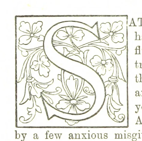An illustration from Camilla's Girlhood. [A novel, 1885, leaf 146