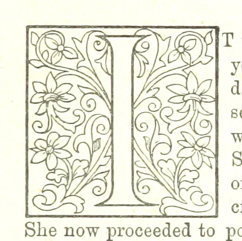 An illustration from Camilla's Girlhood. [A novel, 1885, leaf 191