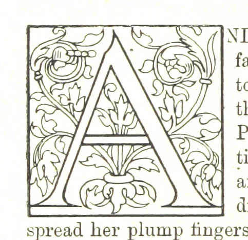 An illustration from Camilla's Girlhood. [A novel, 1885, leaf 218