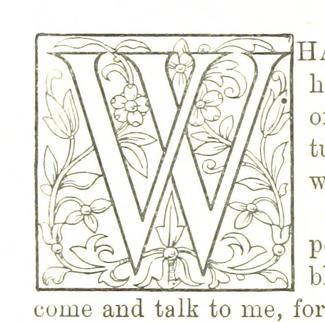 An illustration from Camilla's Girlhood. [A novel, 1885, leaf 90