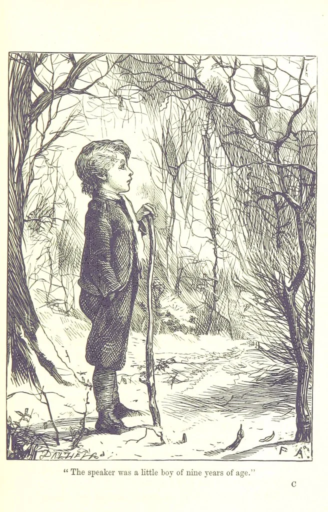 An illustration from A Dweller in Tents. [A tale, 1880, leaf 37