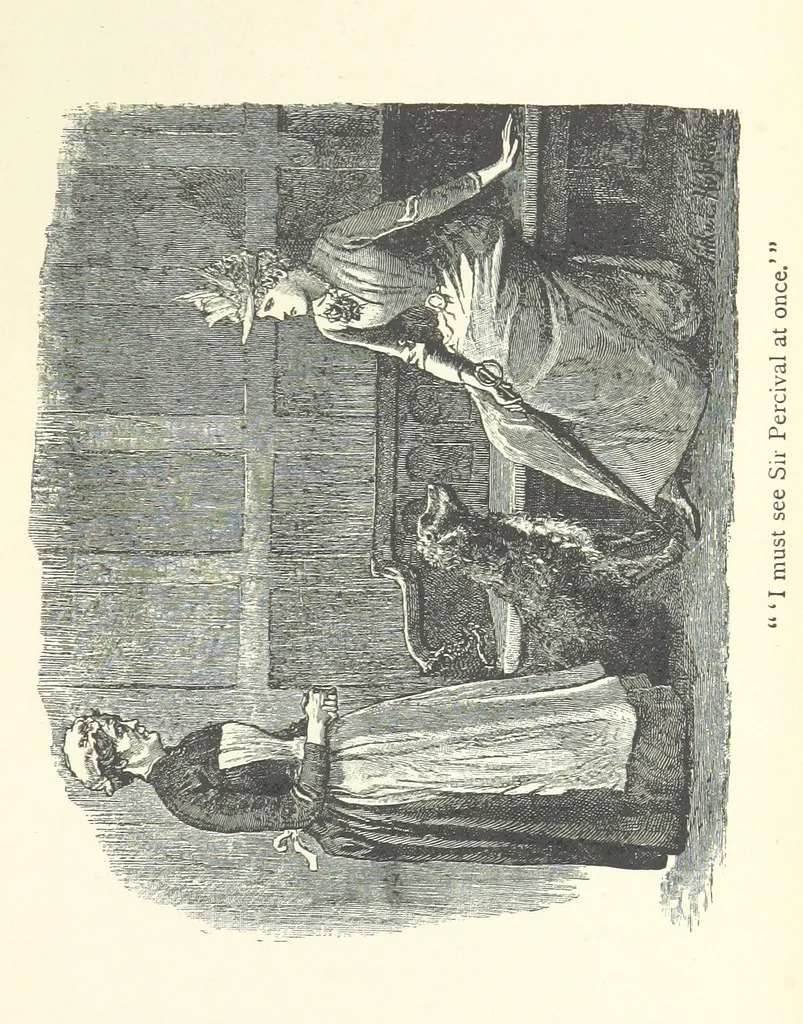 An illustration from Engaged to be married: a tale of to-day, 1895, leaf 211