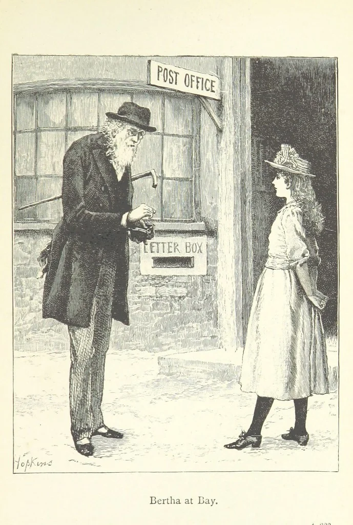 An illustration from Engaged to be married: a tale of to-day, 1895, leaf 239