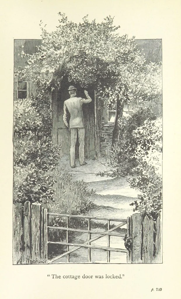 An illustration from Engaged to be married: a tale of to-day, 1895, leaf 259