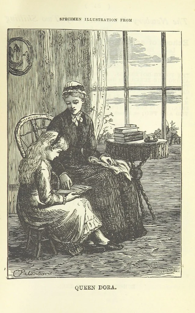 An illustration from Engaged to be married: a tale of to-day, 1895, leaf 357