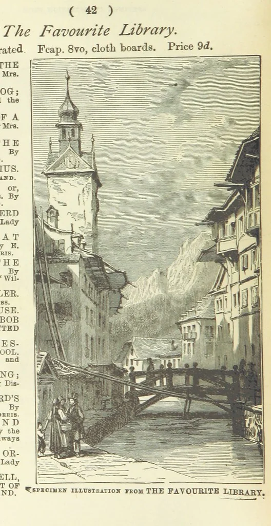 An illustration from Engaged to be married: a tale of to-day, 1895, leaf 366