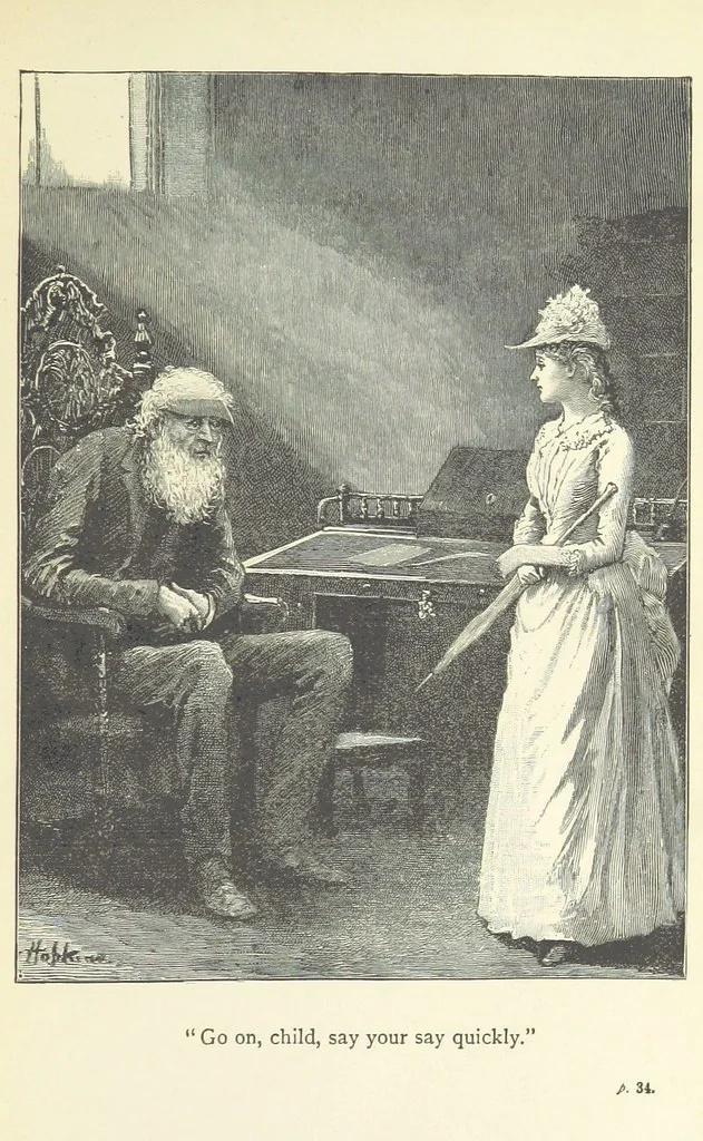 An illustration from Engaged to be married: a tale of to-day, 1895, leaf 37