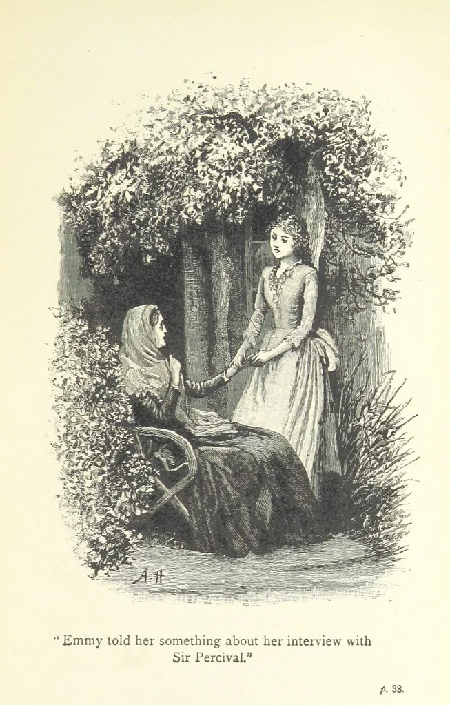 An illustration from Engaged to be married: a tale of to-day, 1895, leaf 43
