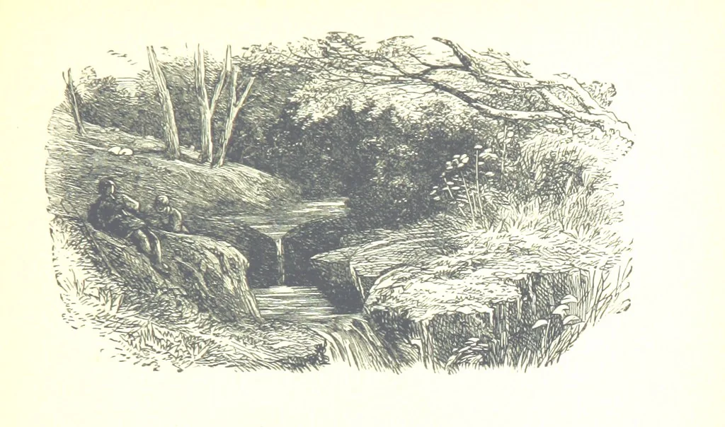 An illustration from The Lady of the Forest. [A novel, 1889, leaf 271