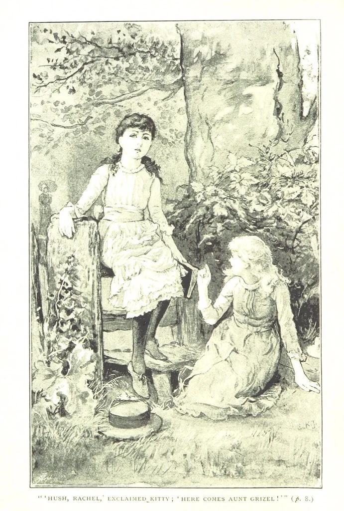 An illustration from The Lady of the Forest. [A novel, 1889, leaf 6