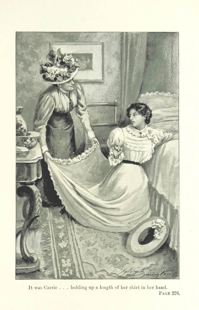 An illustration from Wild Kitty, etc, 1897, leaf 299