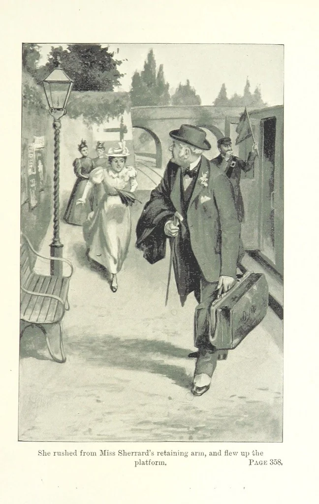 An illustration from Wild Kitty, etc, 1897, leaf 385