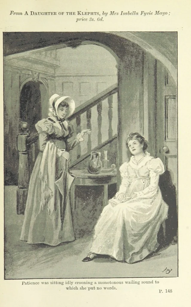 An illustration from Wild Kitty, etc, 1897, leaf 421