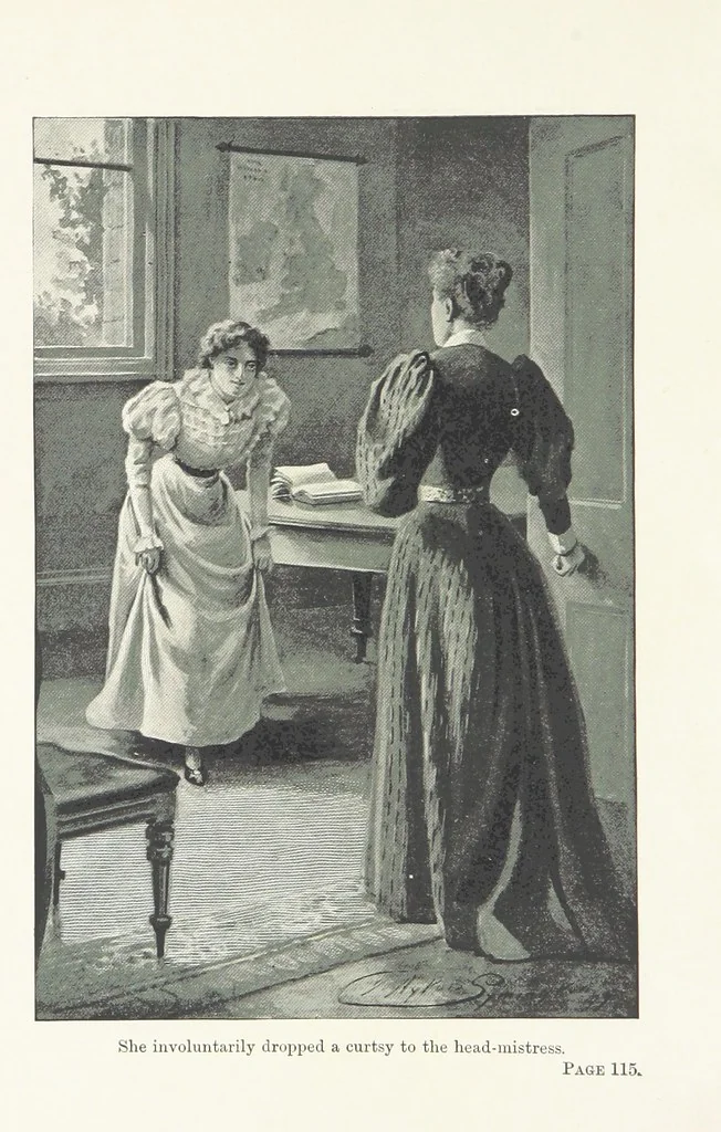 An illustration from Wild Kitty, etc, 1897, leaf 8